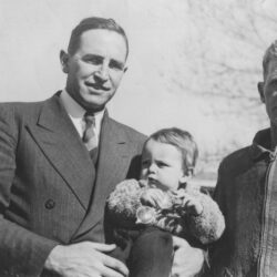 Baby Bud with father and grandfather